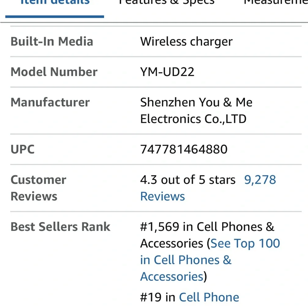 Multi-Device Capability rated #19 in cell phone chargers on Amazon!! Nwob!